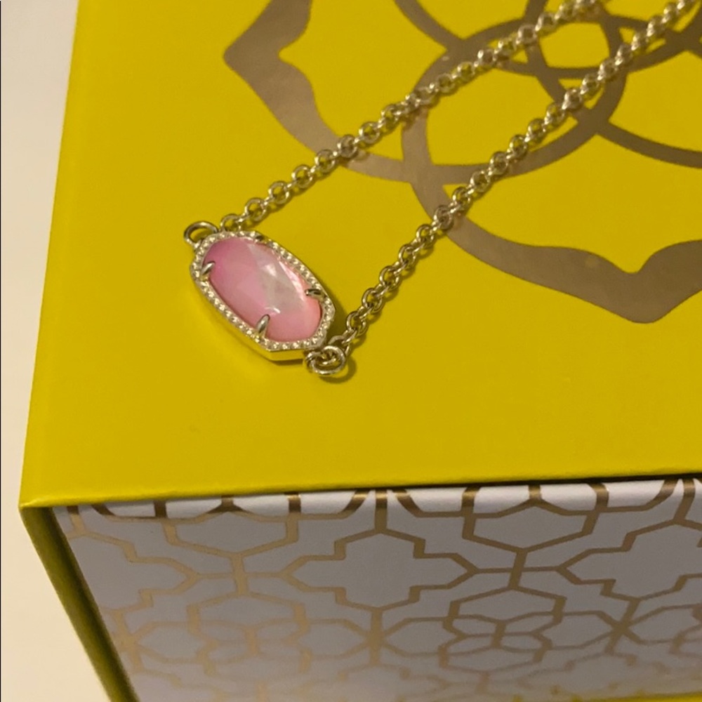 Blush pink mother of pearl Elaina bracelet